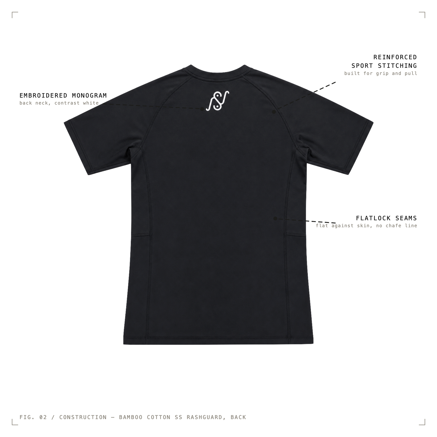 V1 Bamboo + Cotton Rashguard - Short Sleeve